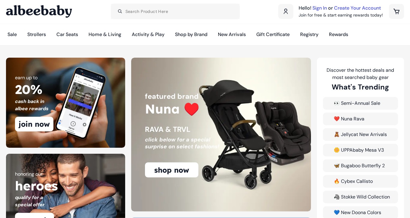 Affiliate program Albee Baby