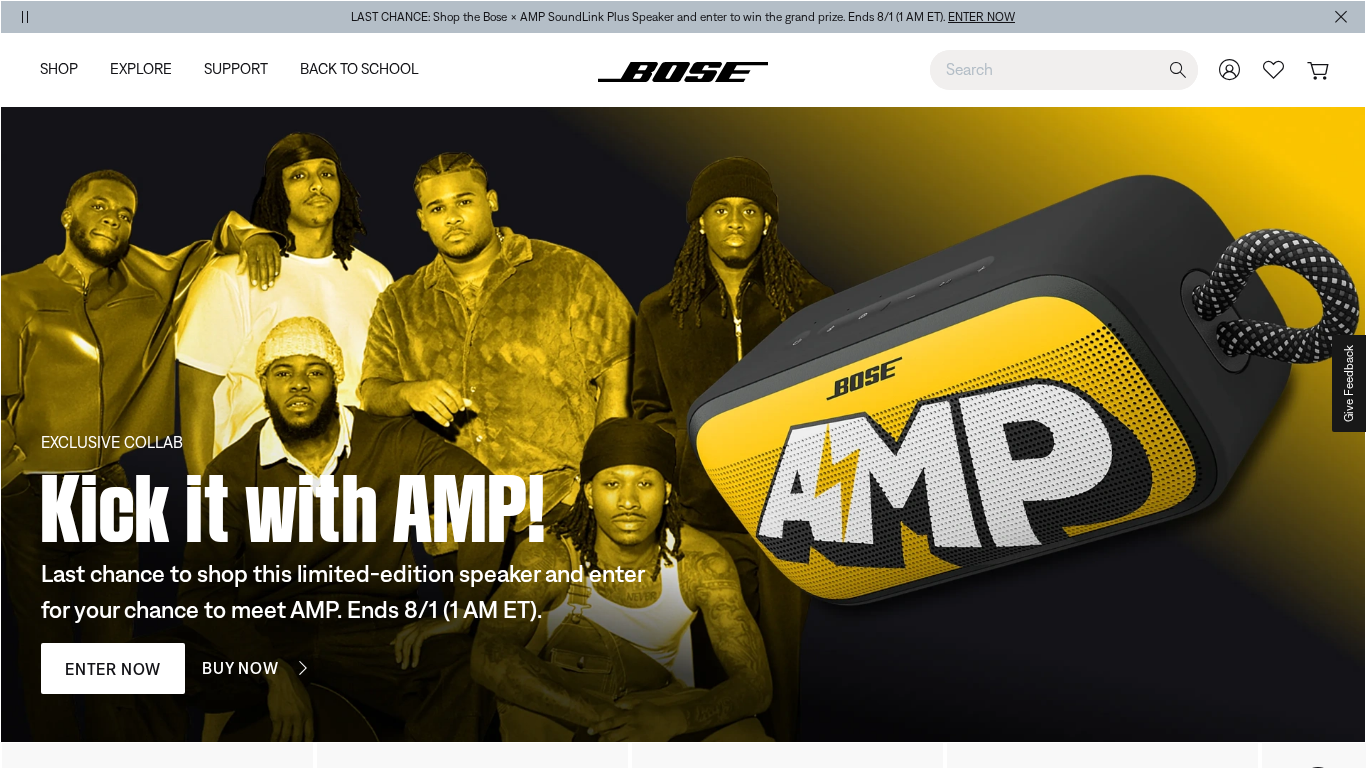 Affiliate program Bose.com