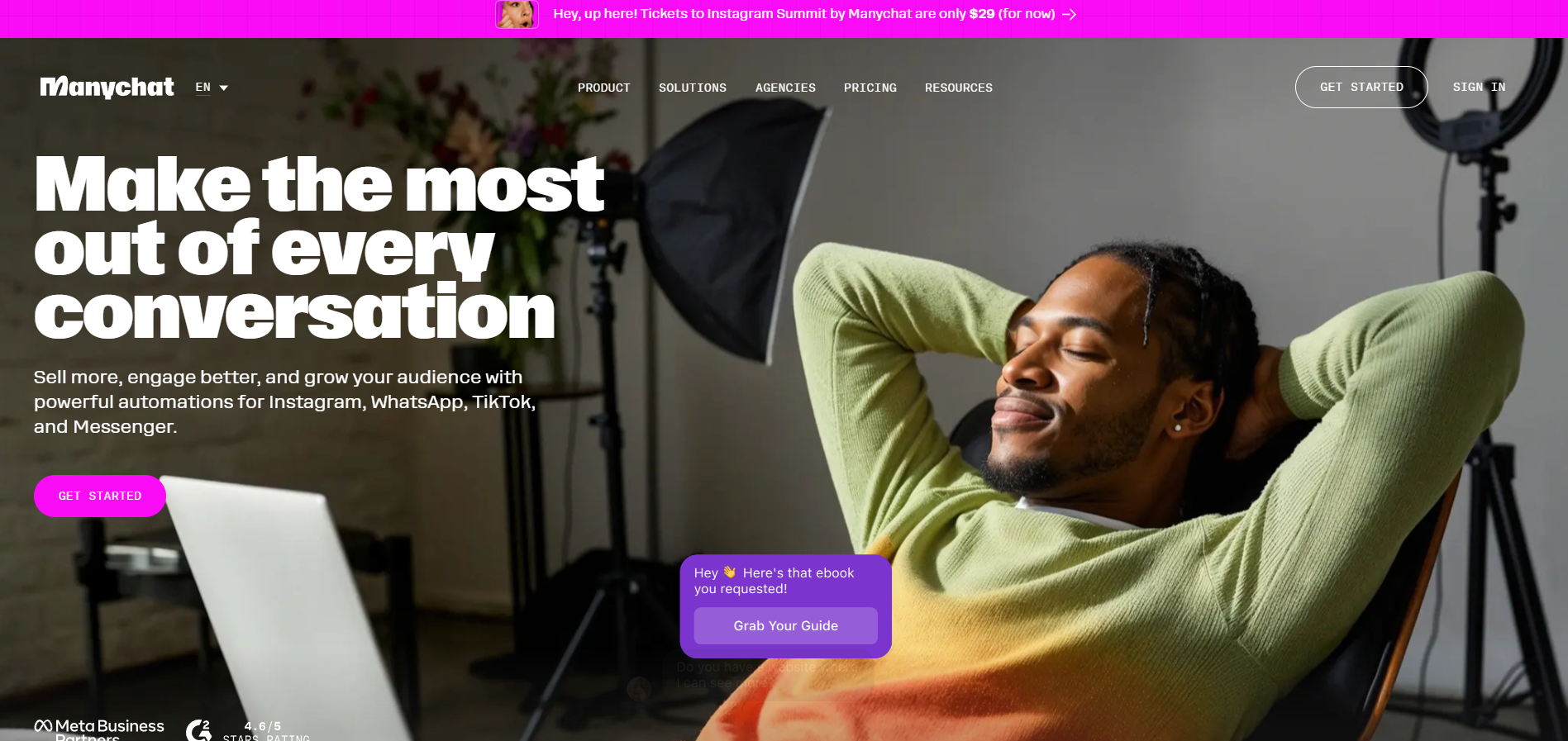 Partnerský program ManyChat