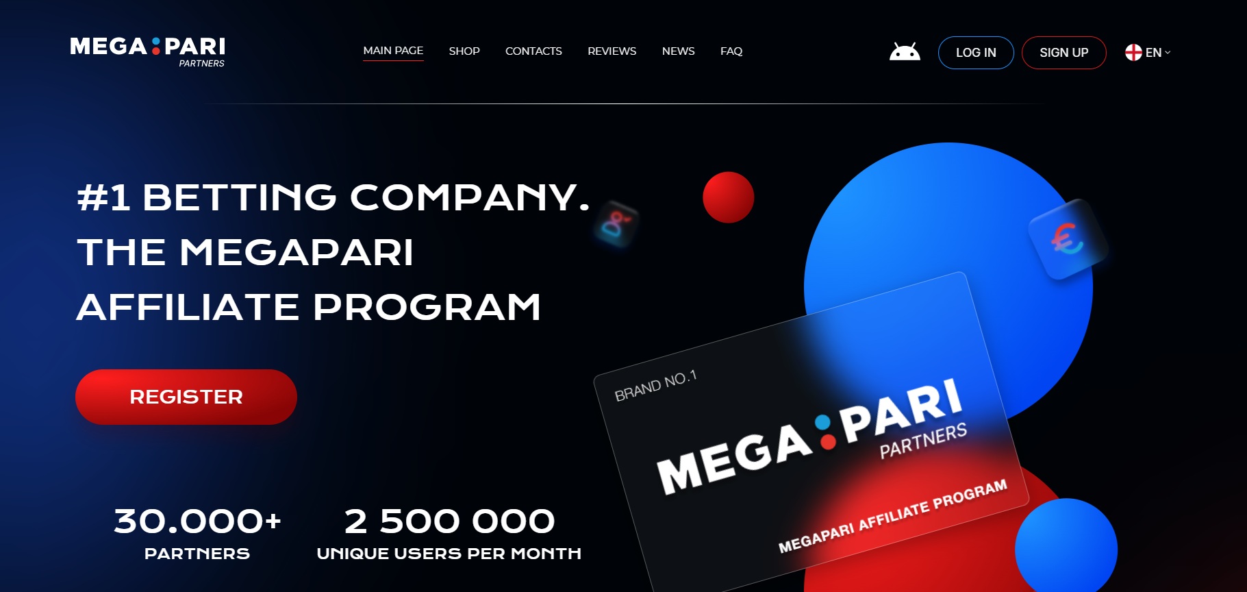 Megapartners partnerský program