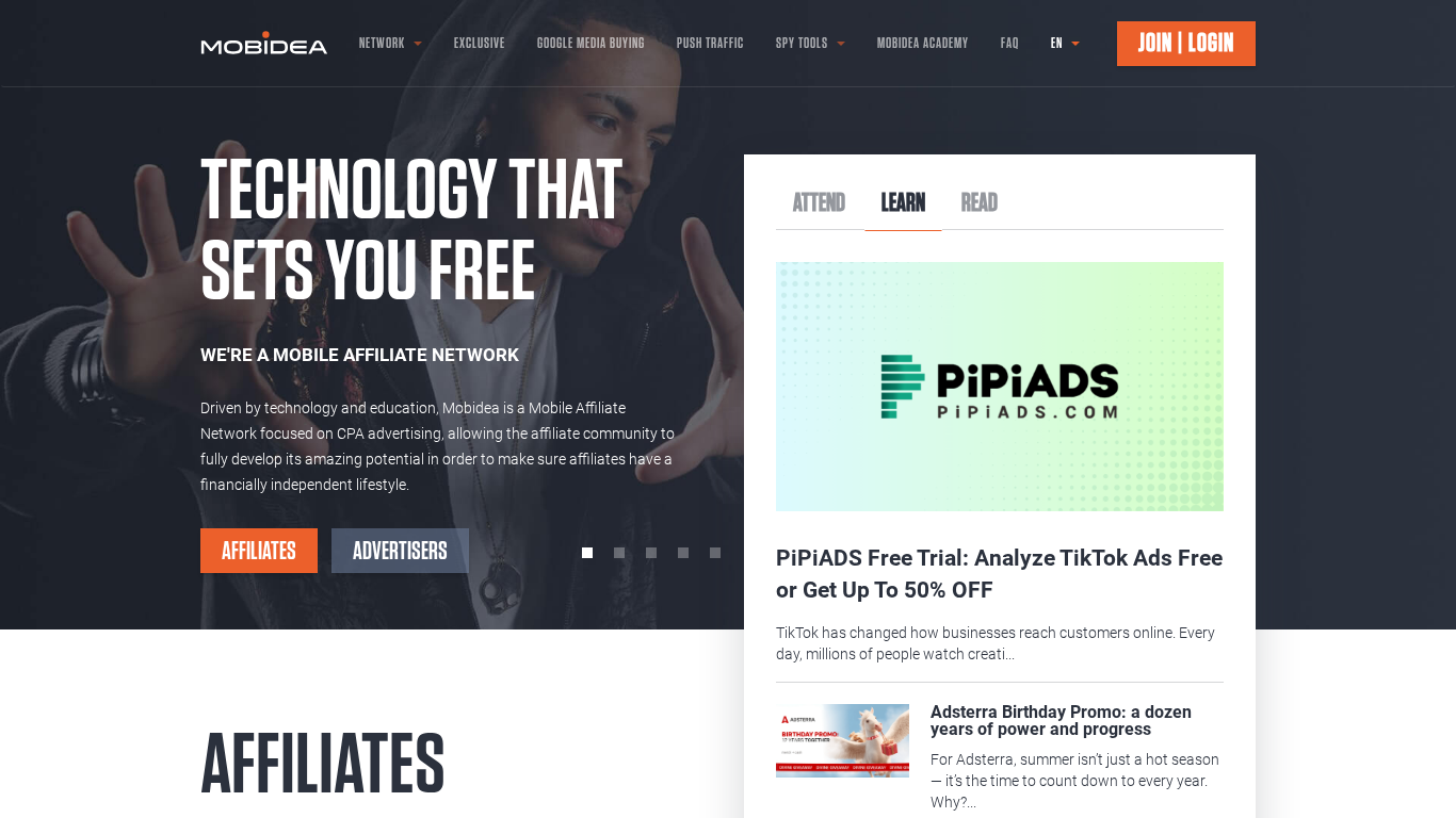 Mobidea partnerský program