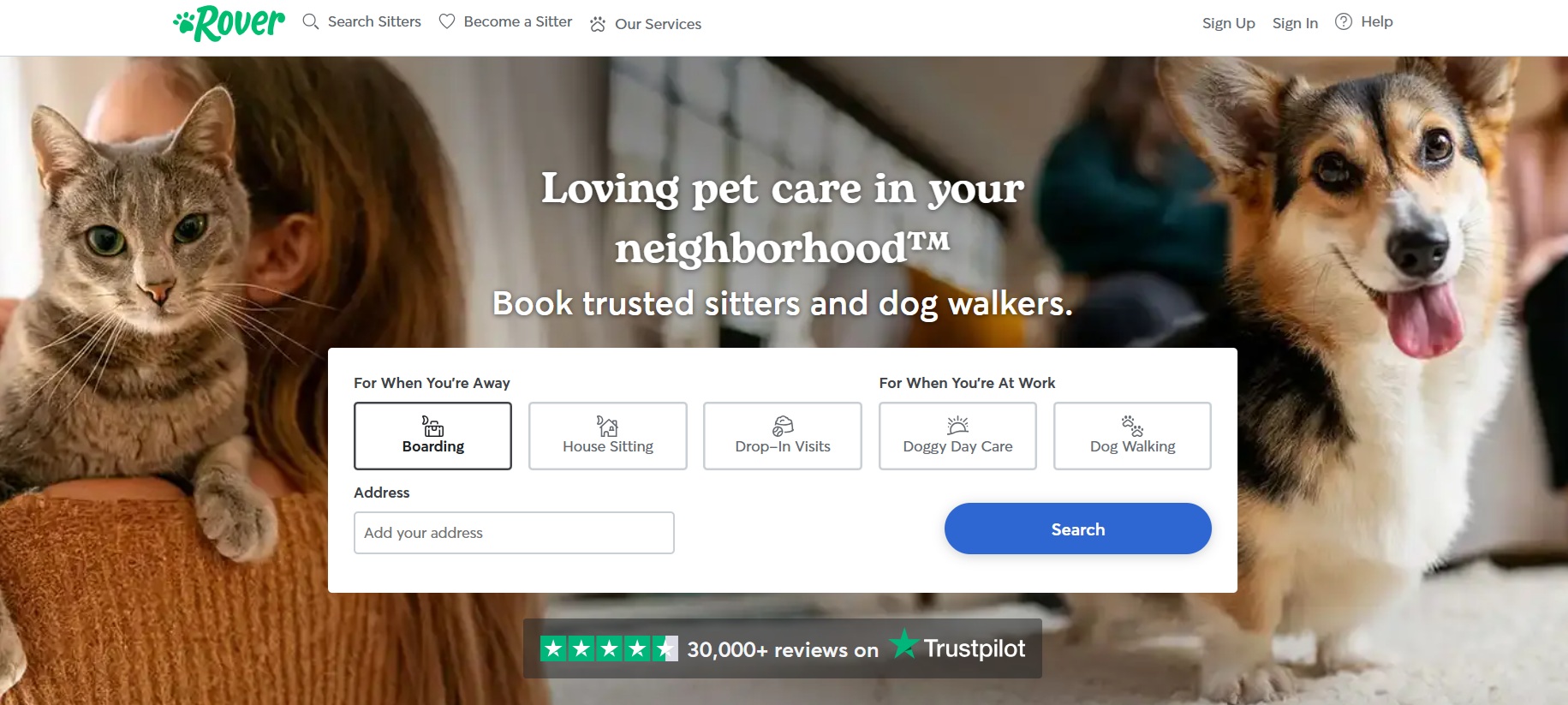 Affiliate program Rover.com