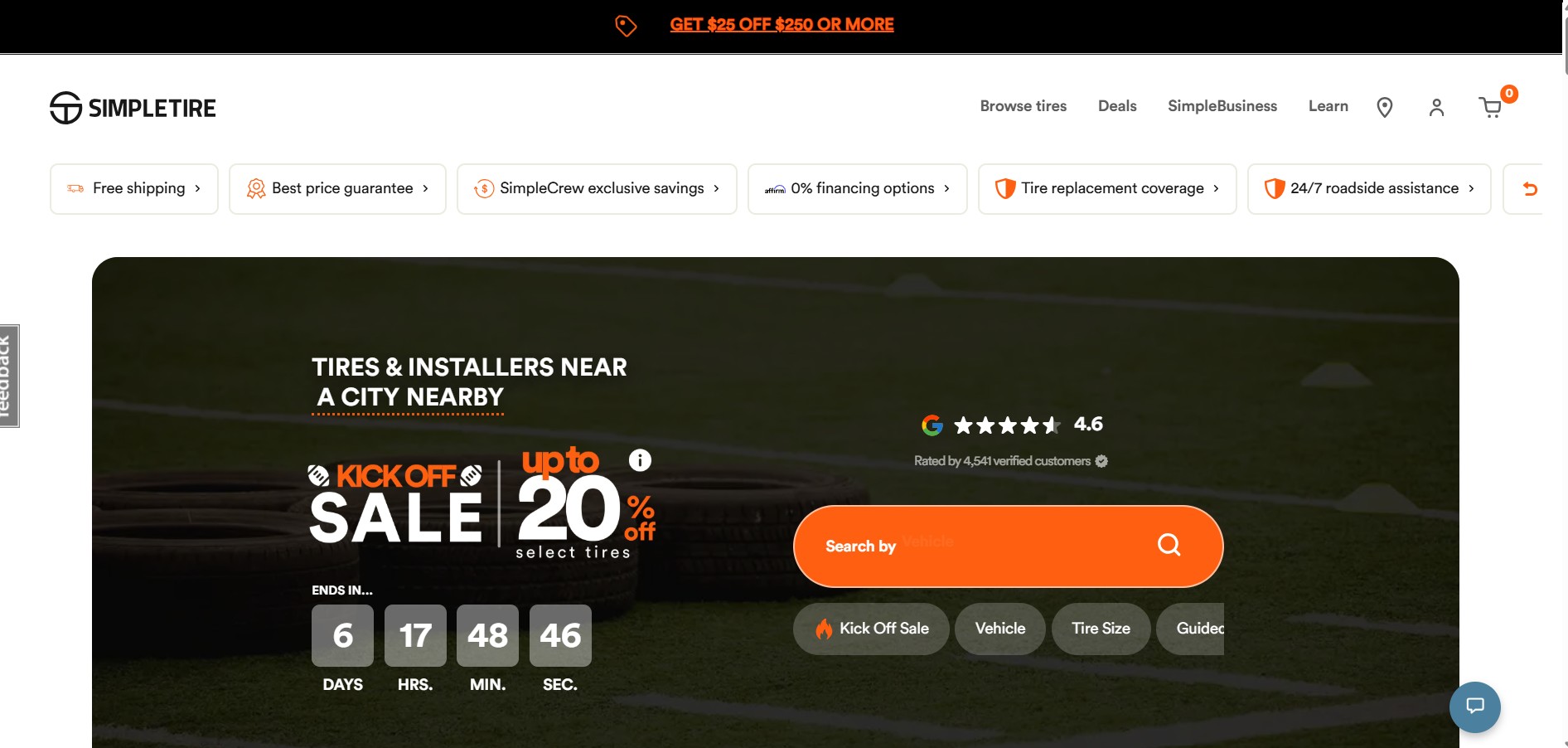 Affiliate program SimpleTire