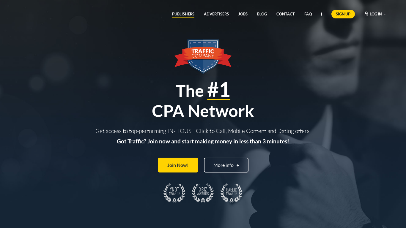 Affiliate program Traffic Company