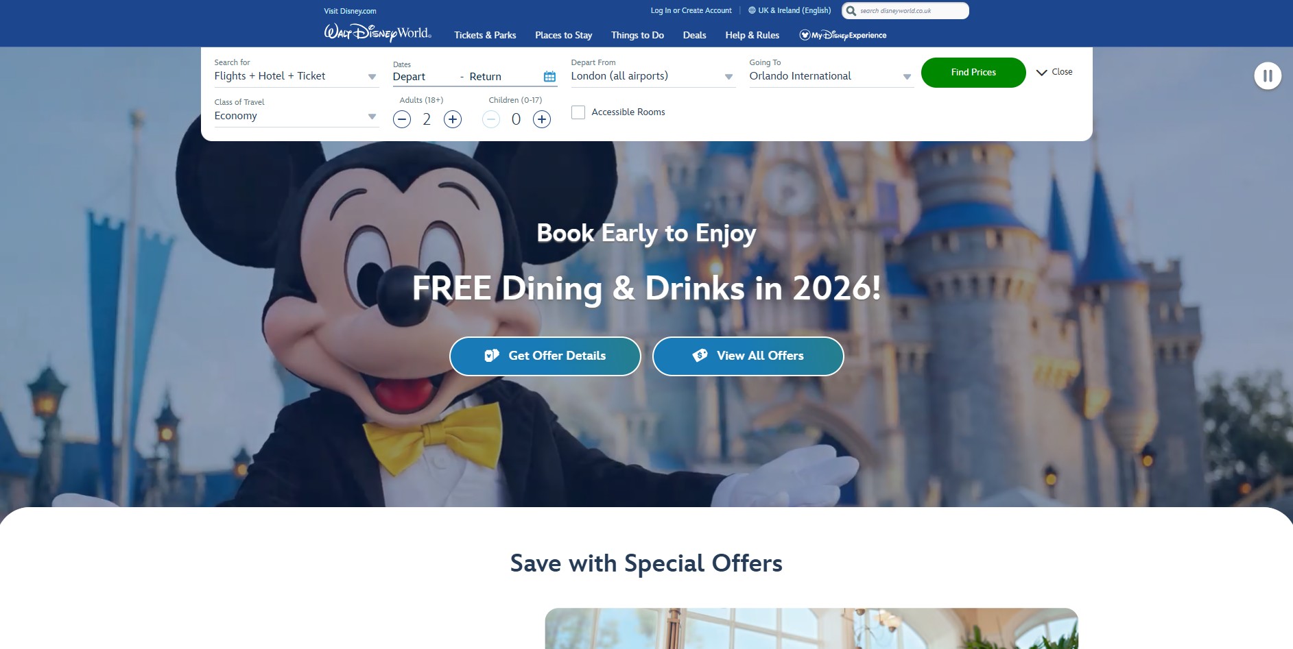 Affiliate program Walt Disney World