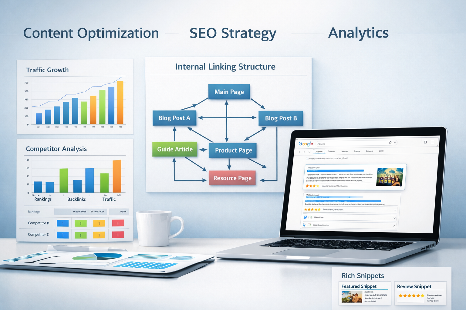 Stratégia optimalizácie obsahu: 7 overených techník na zvýšenie pozícií vo vyhľadávačoch