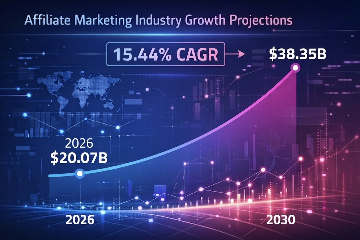 Projekcie rastu affiliate marketingového odvetvia od roku 2025 do roku 2031