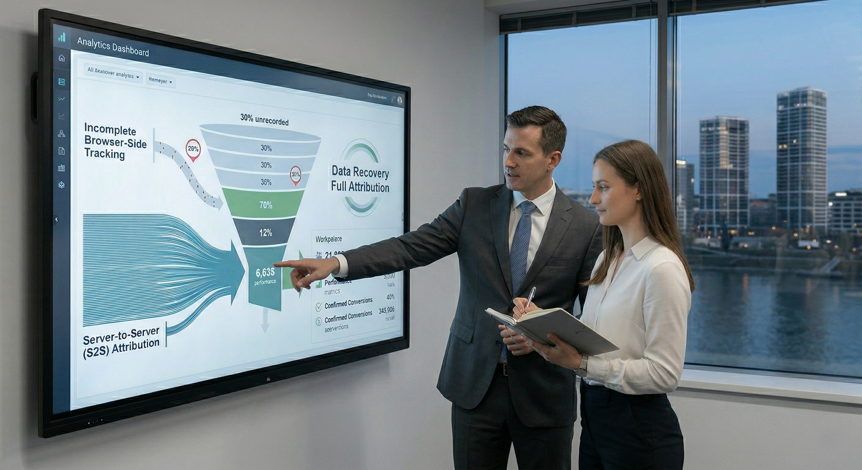 Tím predstavujúci architektúru server-to-server tracking