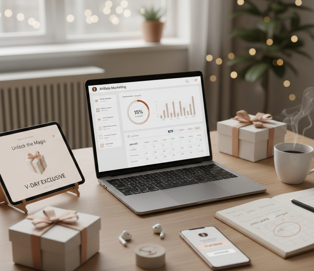 Ako štruktúrovať vysoko konverznú Valentínsku affiliate kampaň