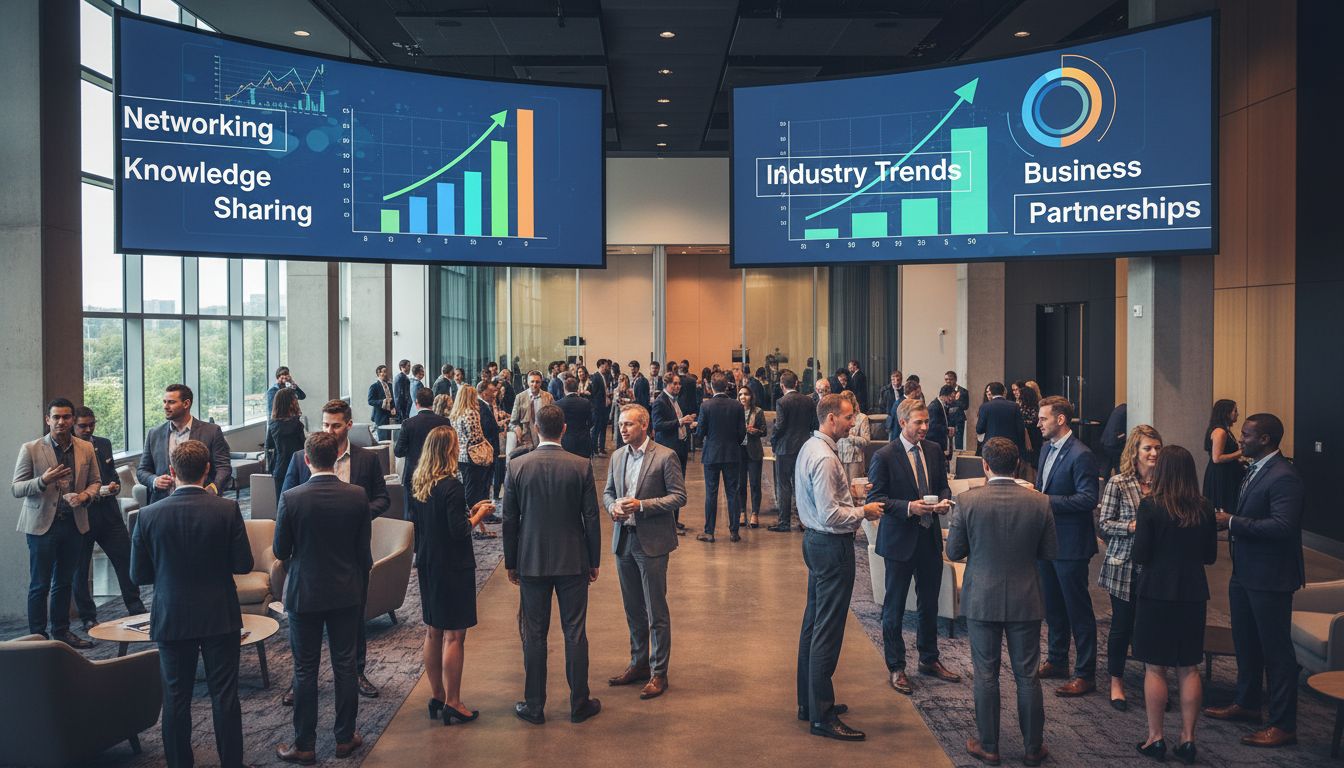 Profesionálna marketingová konferencia s networkovaním odborníkov diskutujúcich stratégie a trendy v odvetví