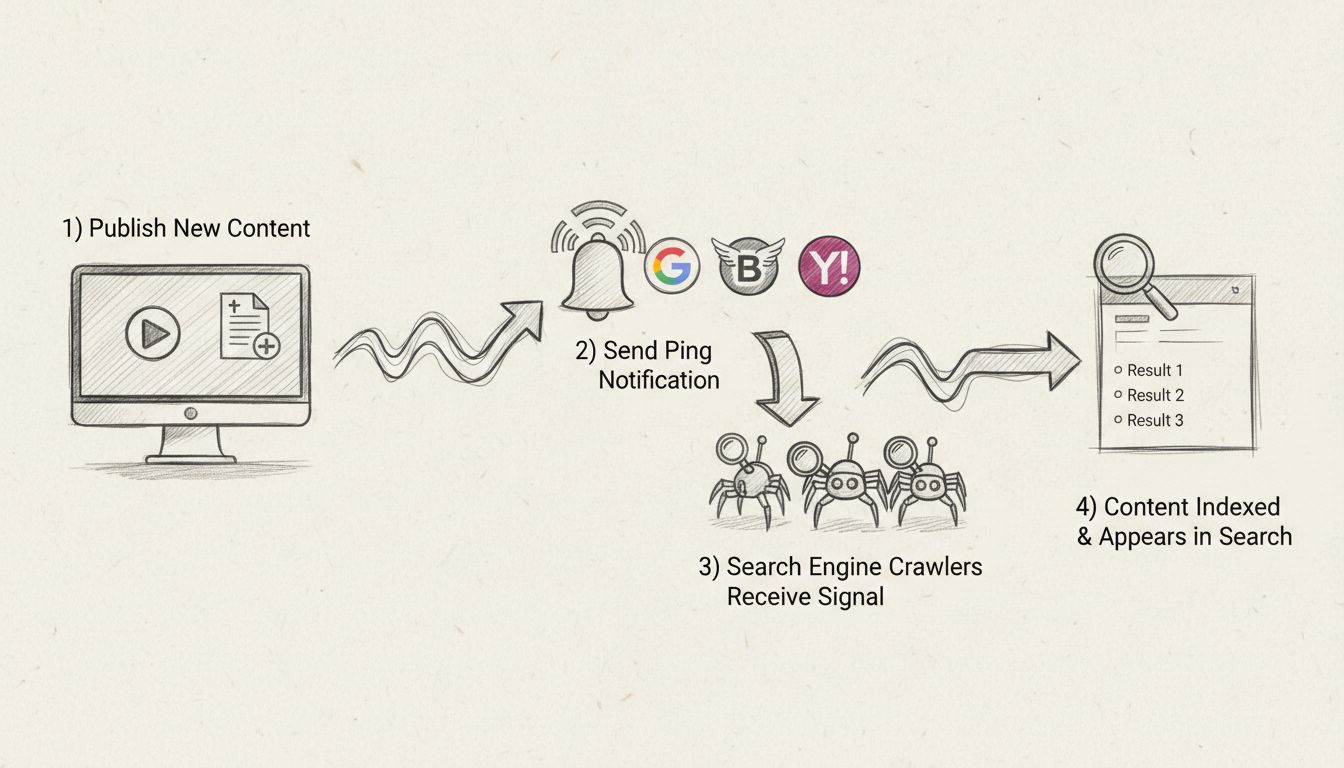 Čo je pingovanie v SEO? Kompletný sprievodca zrýchlením indexácie obsahu
