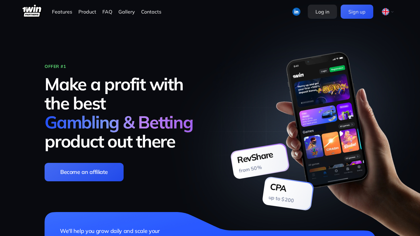 Partnerský program 1win