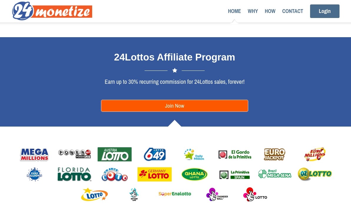 Affiliate program 24Monetize