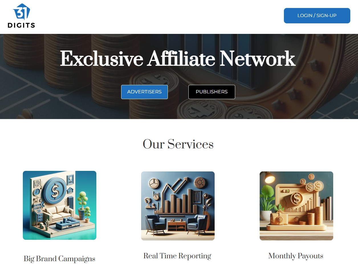 Affiliate program 31digits