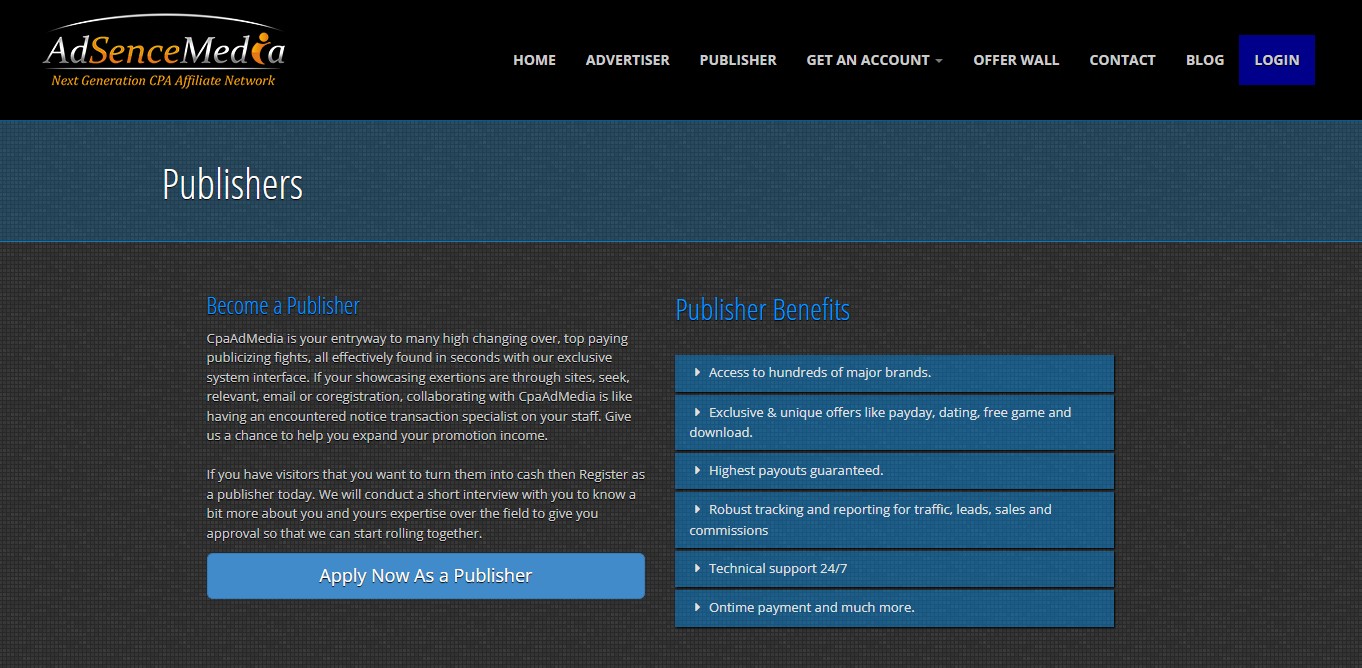 AdSenceMedia partnerský program