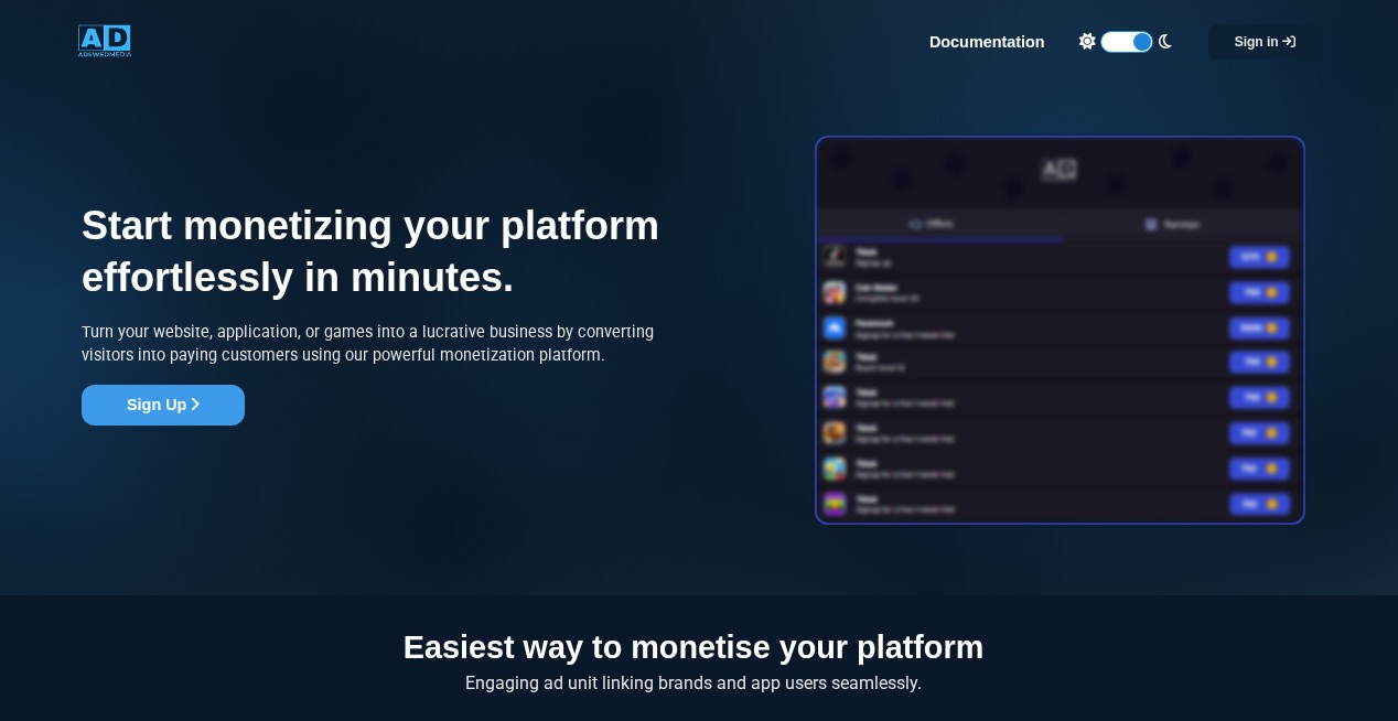 Adswedmedia partnerský program