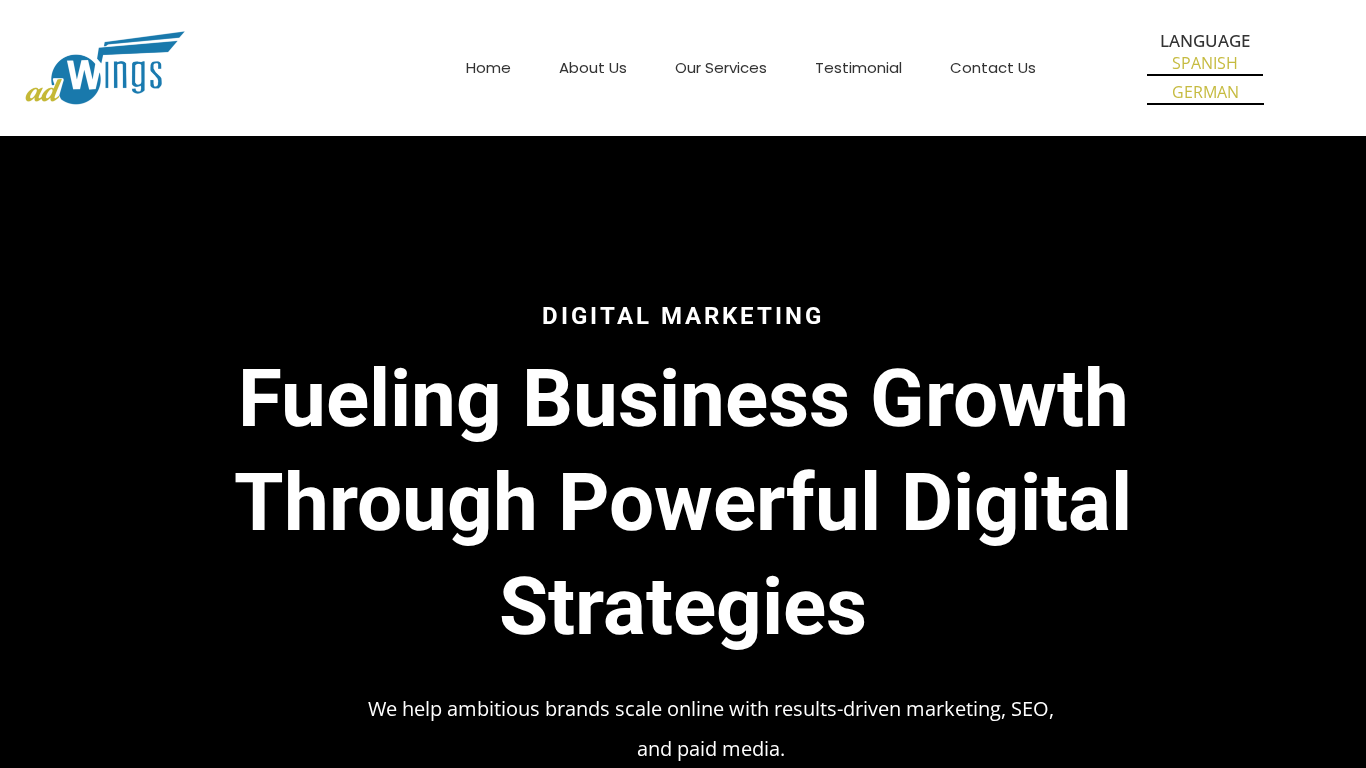 Affiliate program AdWings