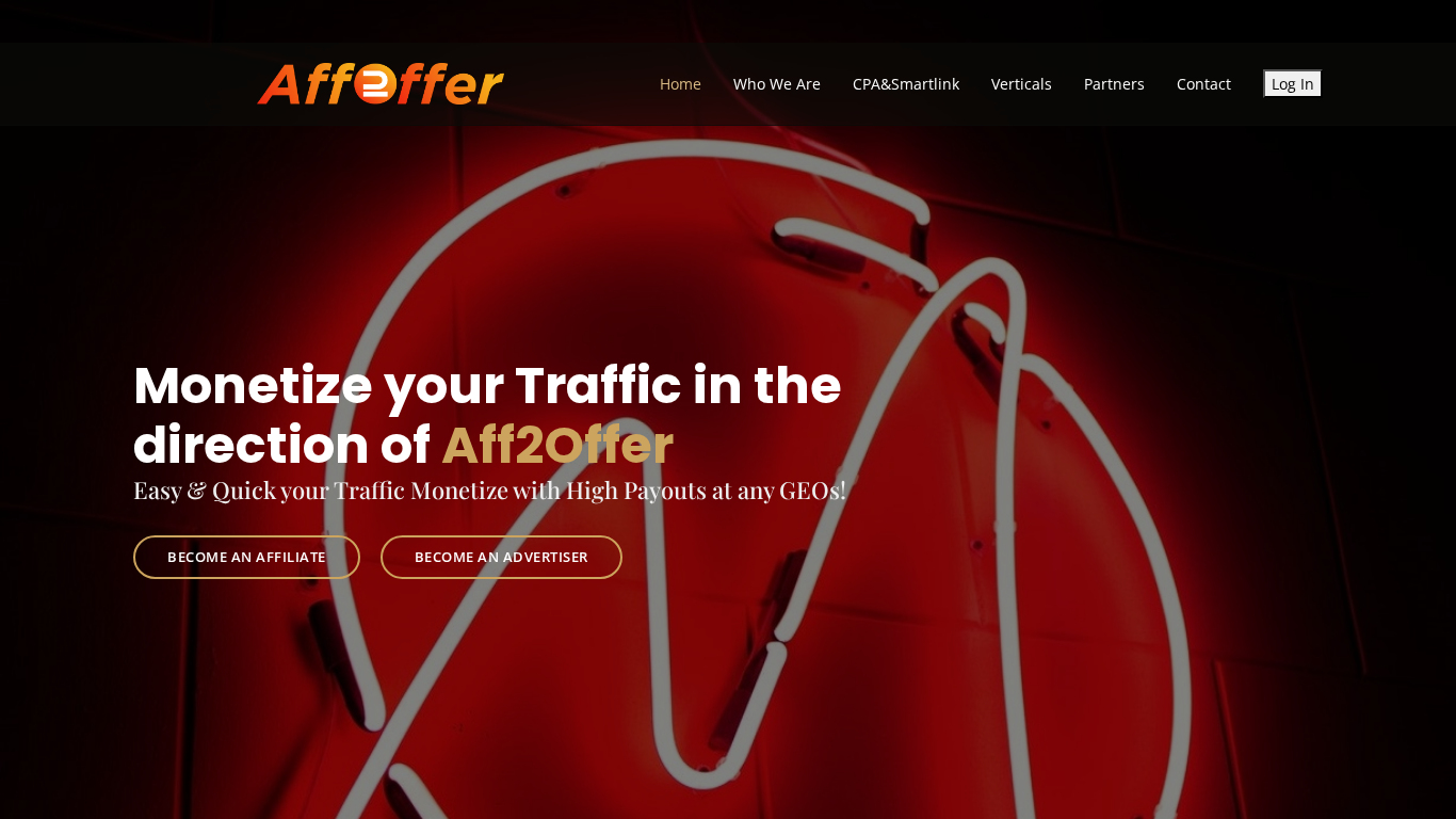 Aff2Offer partnerský program