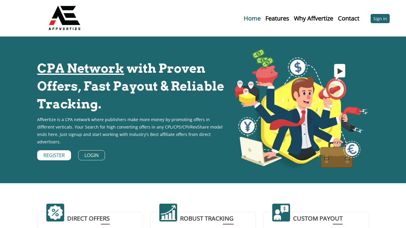 Affvertize partnerský program