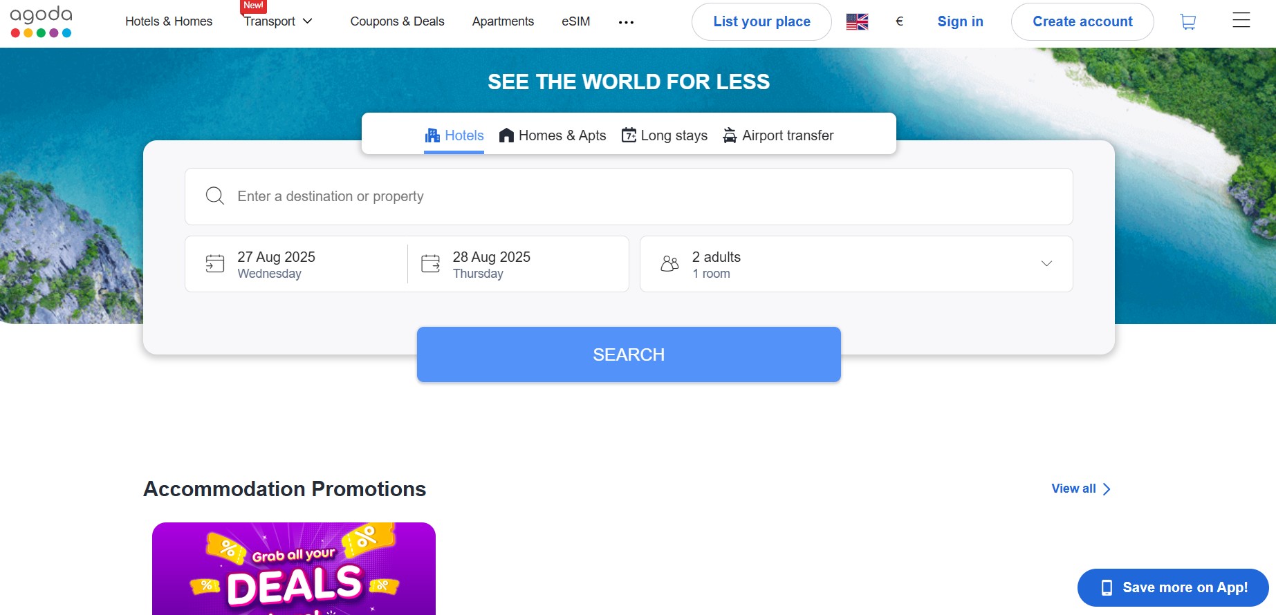 Agoda partnerský program