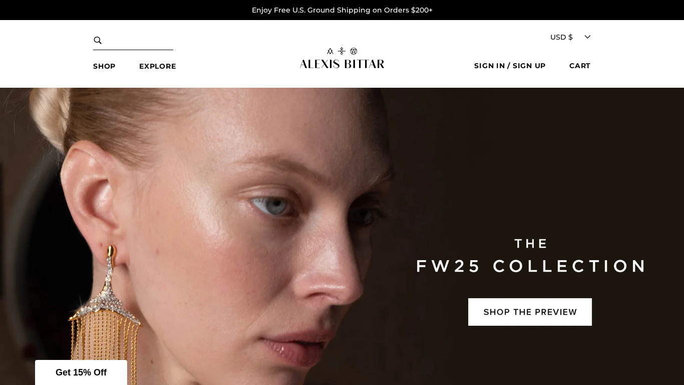 Partnerský program Alexis Bittar