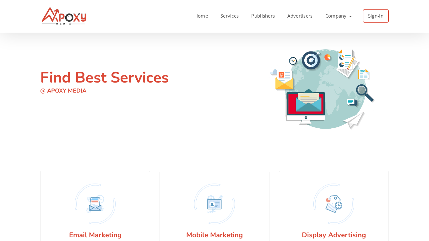 Affiliate program Apoxy Media