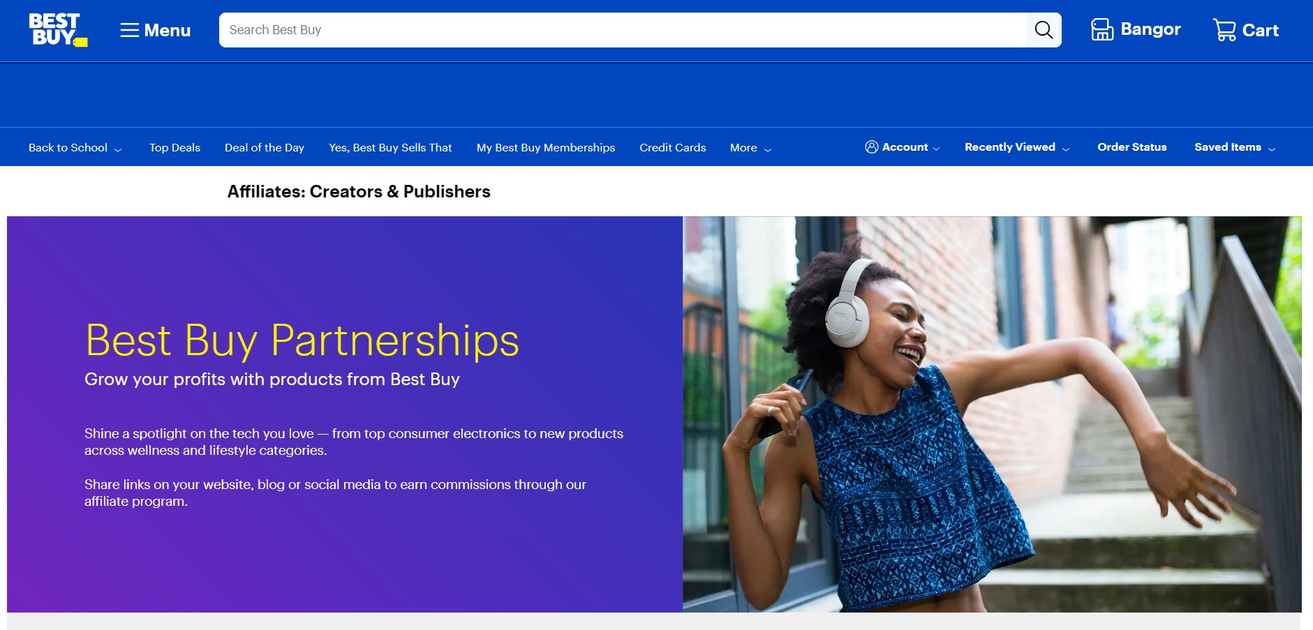 Affiliate program Best Buy