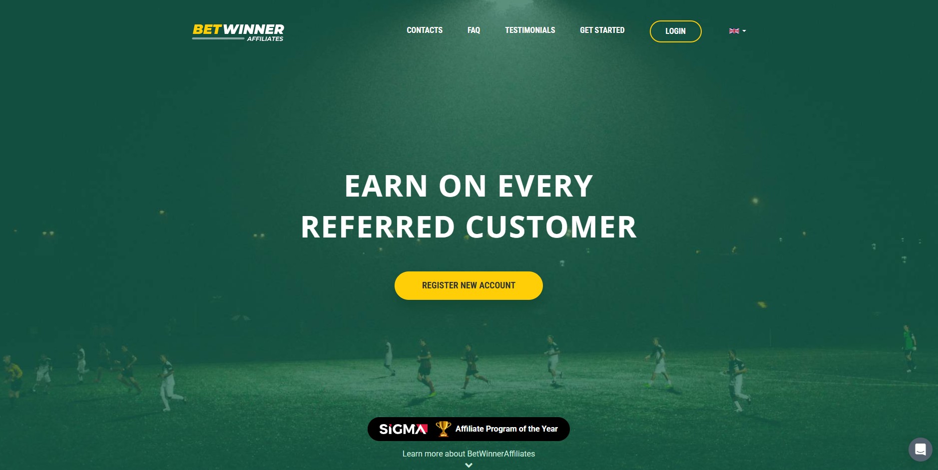 Affiliate program BetWinner