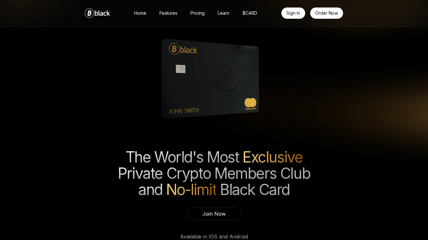 Affiliate program Bitcoin Black