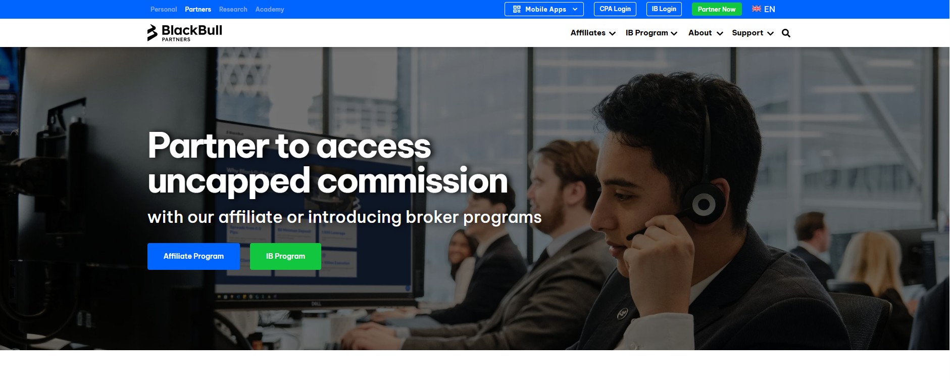 Partnerský program BlackBull Partners