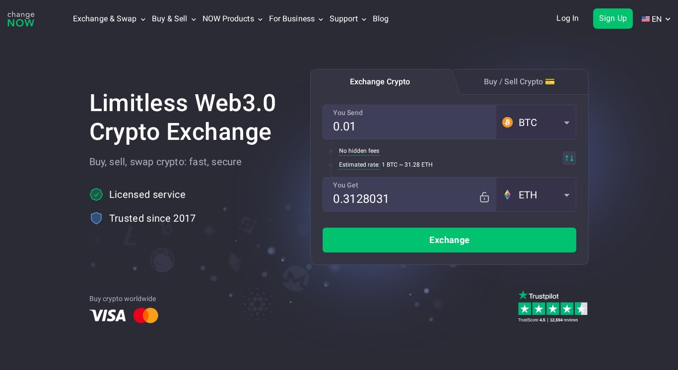Affiliate program ChangeNOW