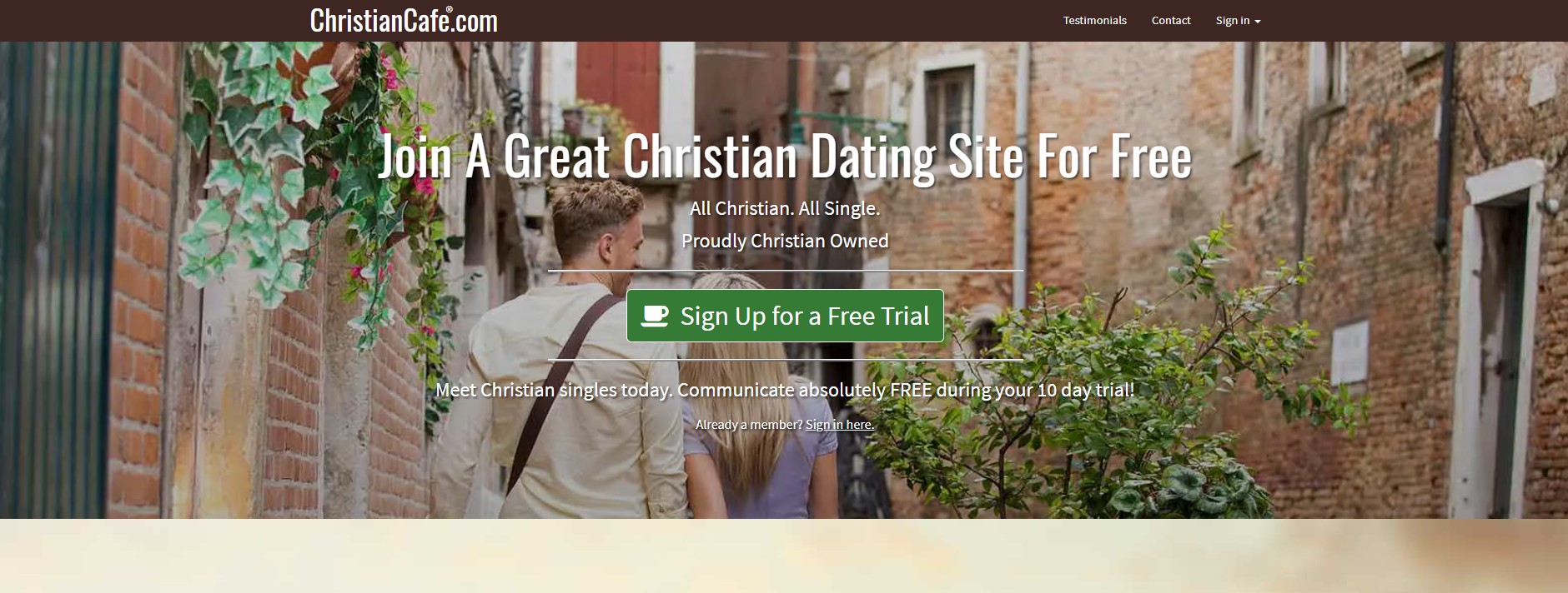 Affiliate program ChristianCafe