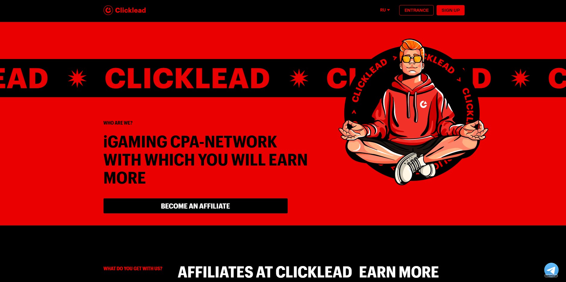Affiliate program Clicklead