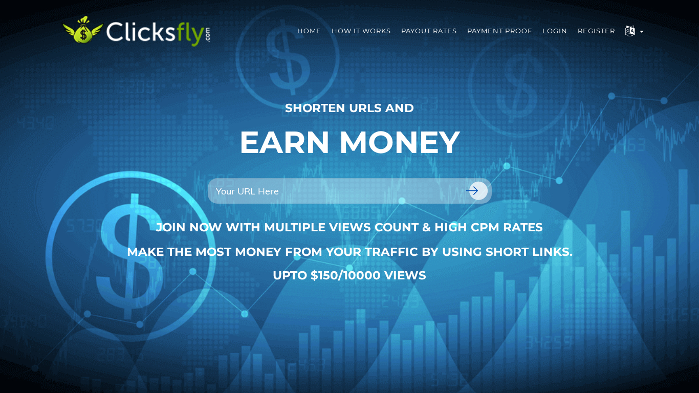 Affiliate program Clicksfly