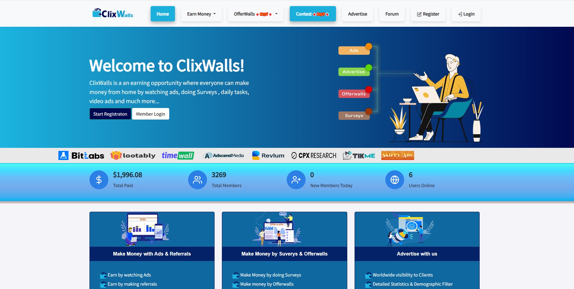 ClixWall partnerský program