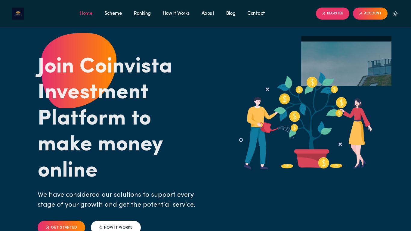 Affiliate program Coinvista