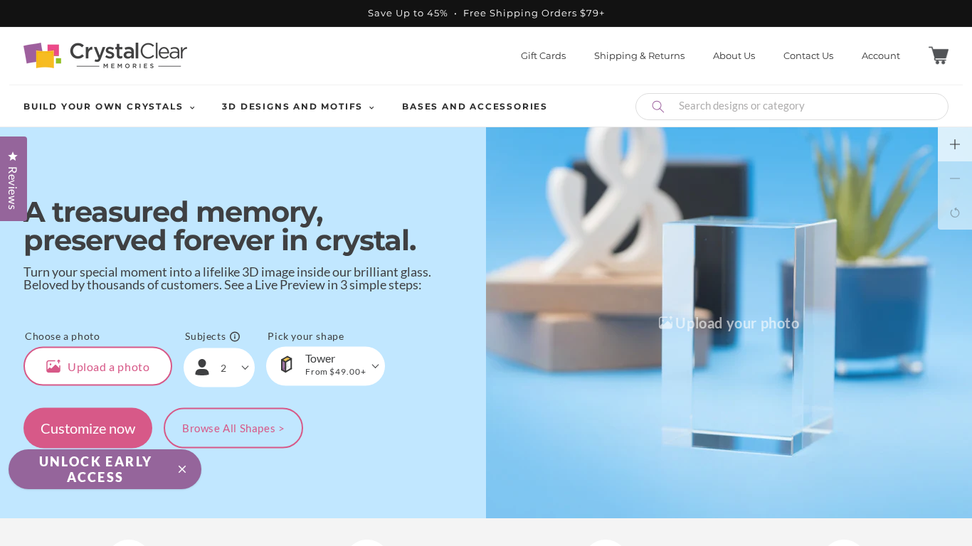 Affiliate program Crystal Clear Memories