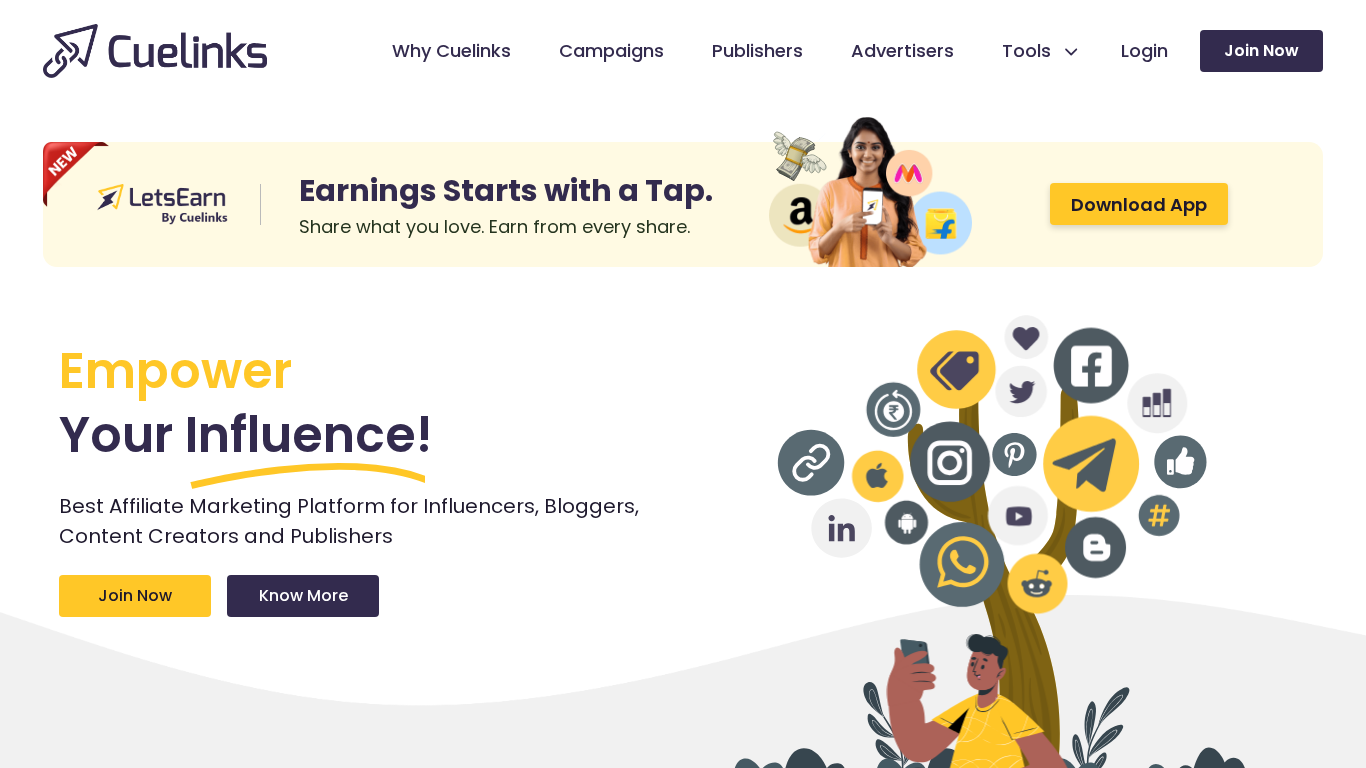 CueLinks Affiliate Program