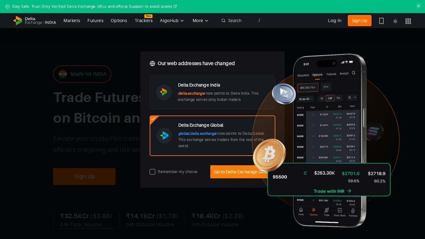 Partnerský program Delta Exchange