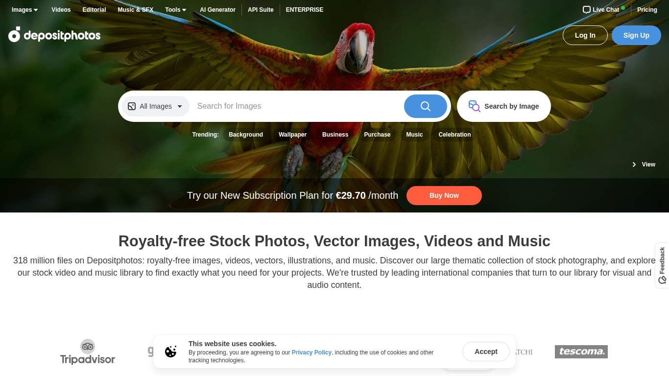 Affiliate program Depositphotos