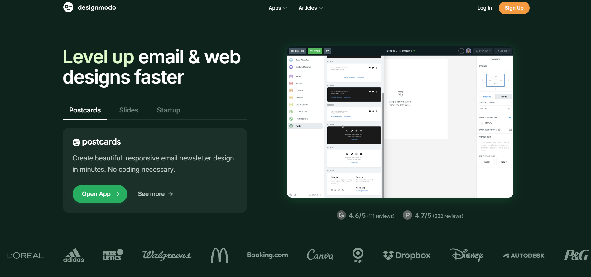 Affiliate program Designmodo