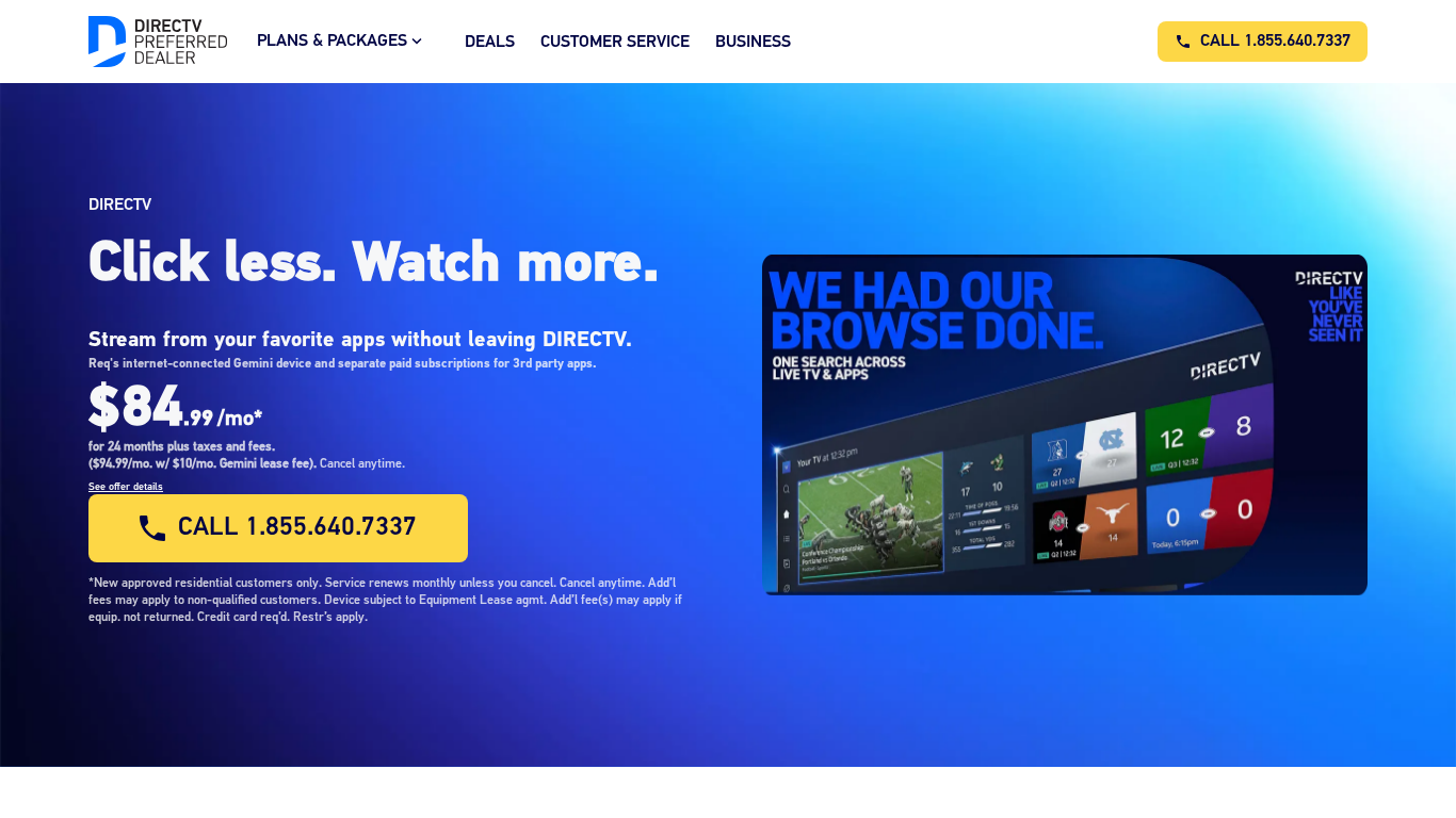 Affiliate program DIRECTV