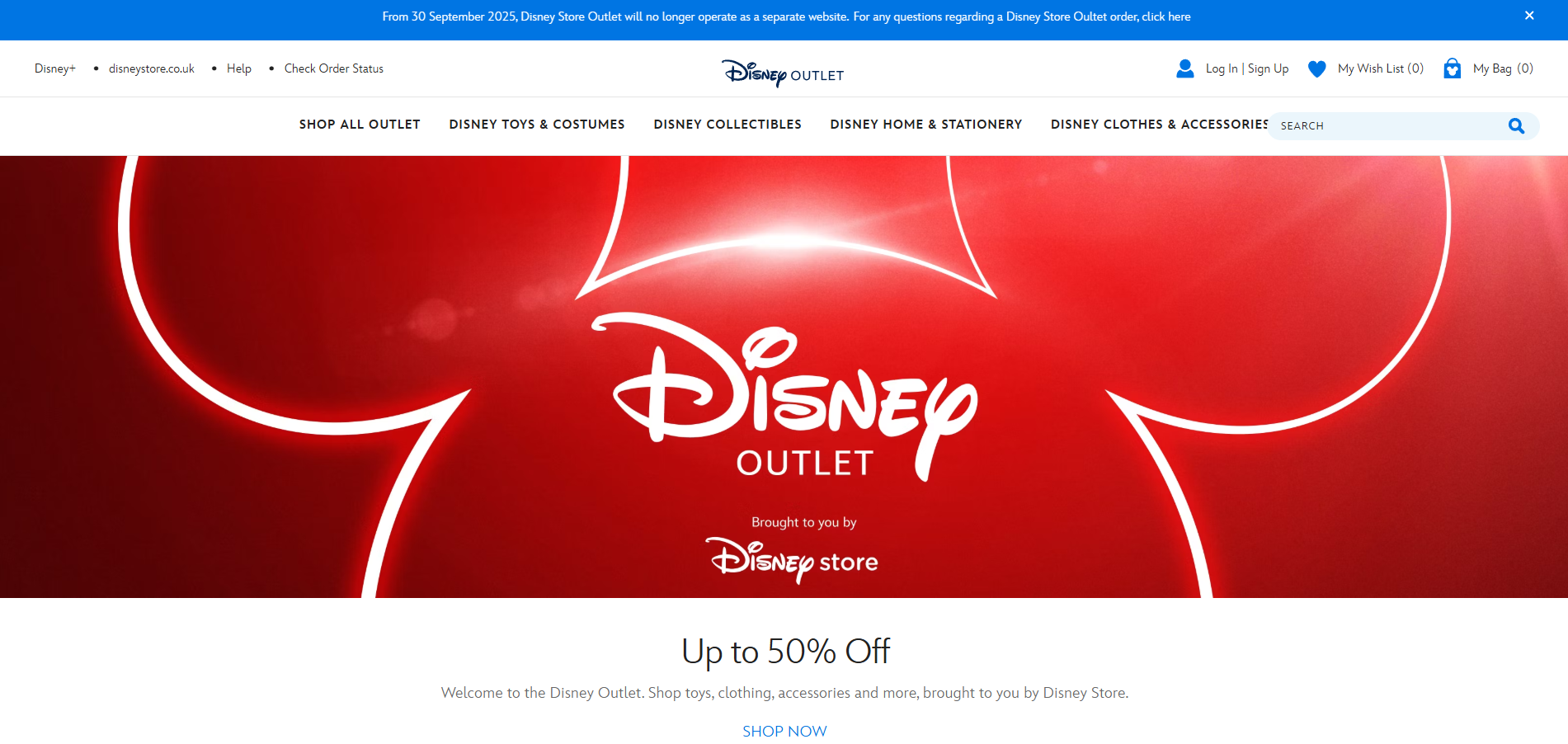 Affiliate program Disney Outlet