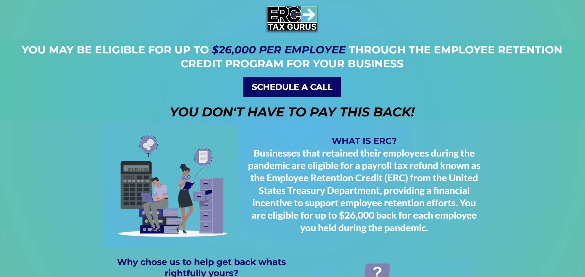 Affiliate program ERC Tax Gurus