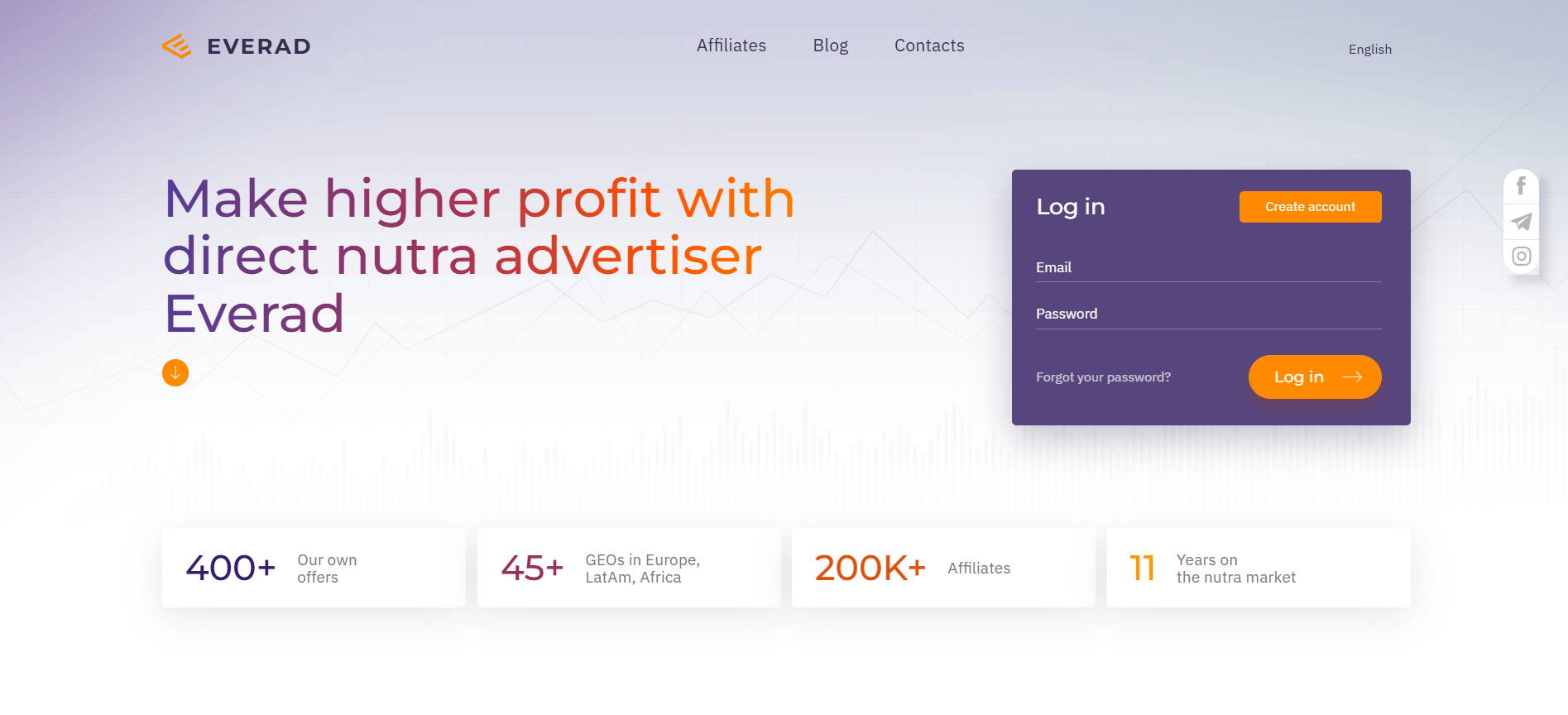 Affiliate program Everad