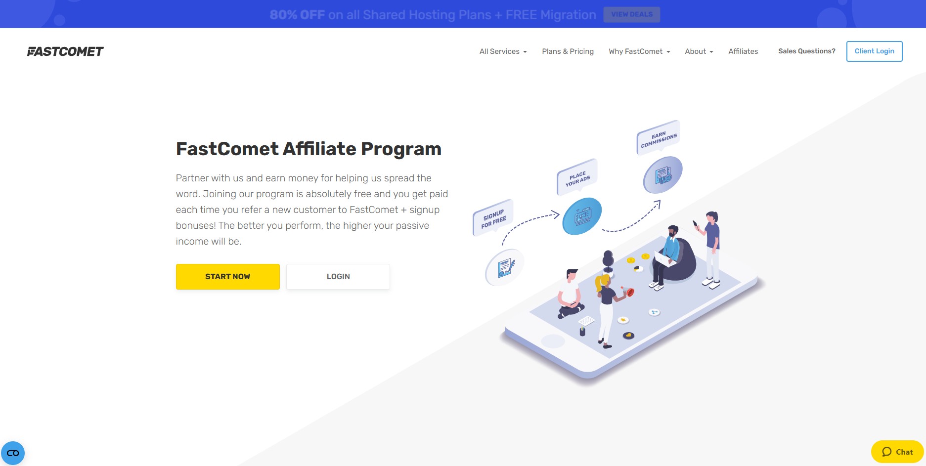 Affiliate program FastComet