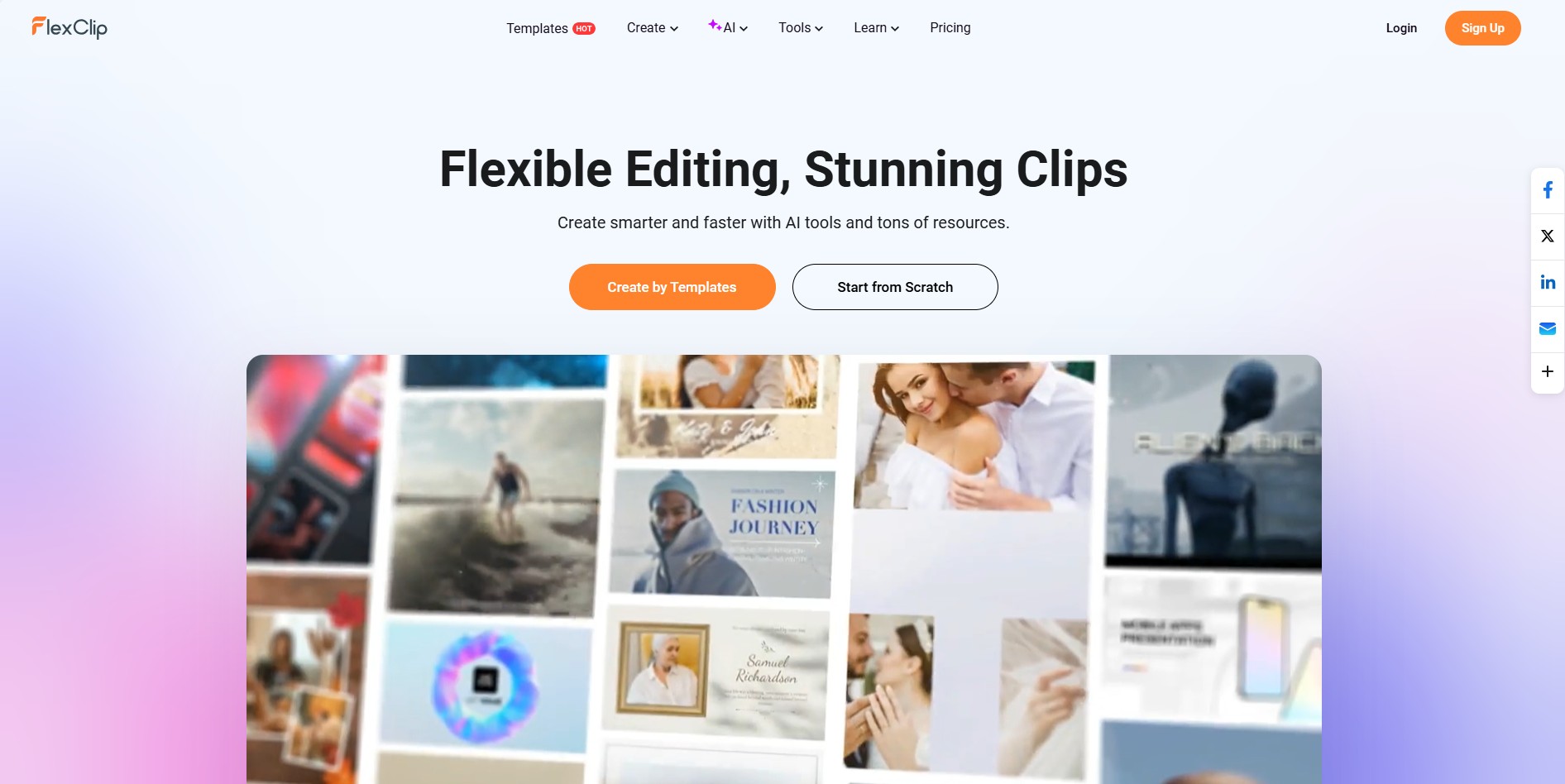 Affiliate program FlexClip