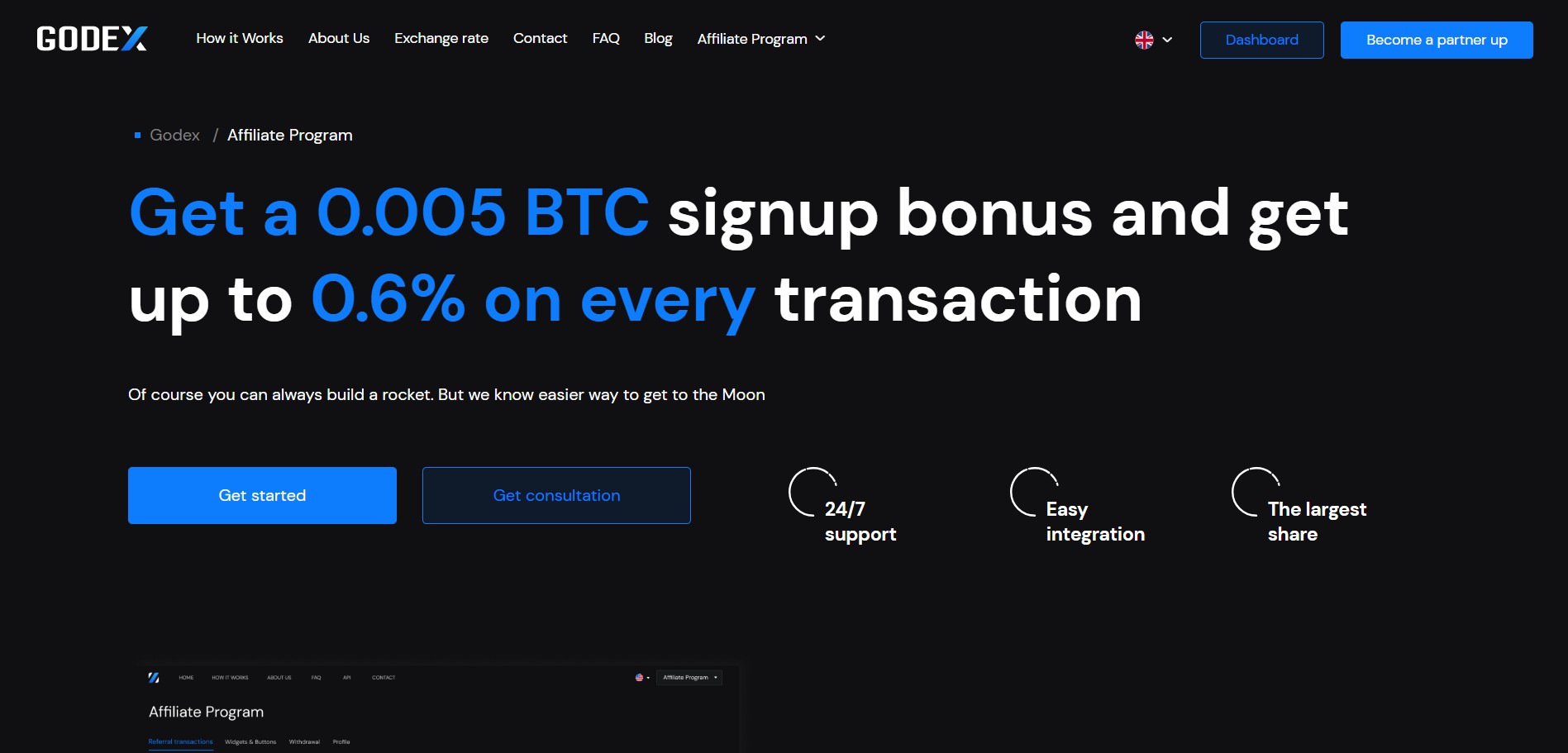 Godex Crypto Affiliate Program