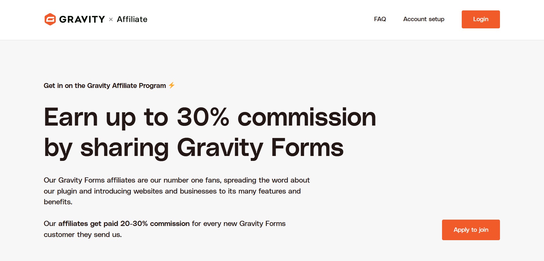 Affiliate program Gravity Forms Community