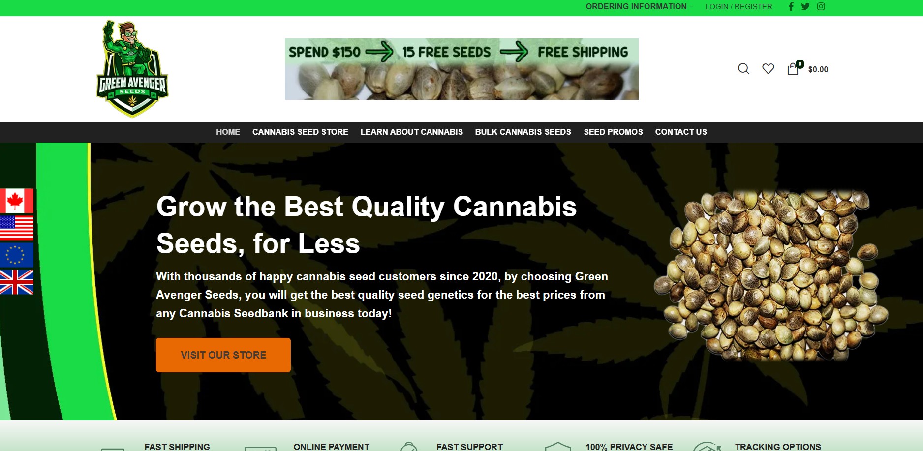 Affiliate program Green Avenger Seeds